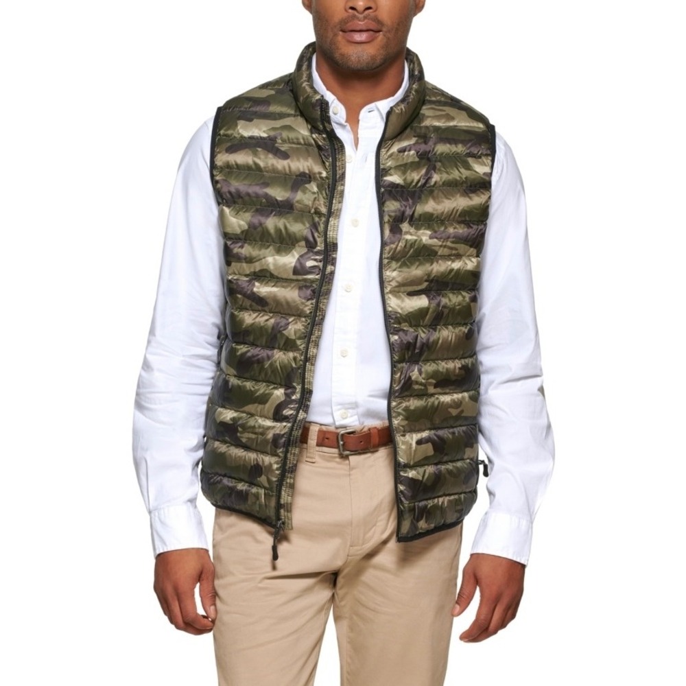 Club Room Men's‎ Down Packable Vest - Camouflage - Size XL